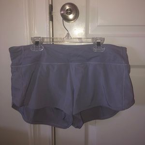 Lululemon speed up shorts blue